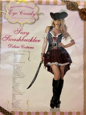 Sexy Swashbuckler (pirate) Costume by California Costume Collections